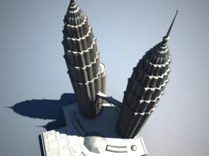 Petronas Towers 3D Model