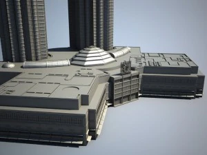 Petronas Towers 3D Model