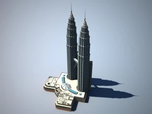 Petronas Towers 3D Model