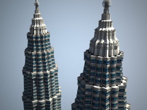 Petronas Towers Model 3D