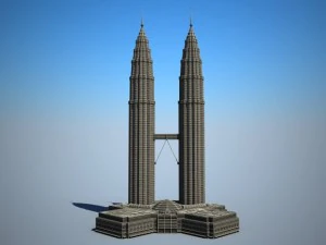 Petronas Towers 3D Model