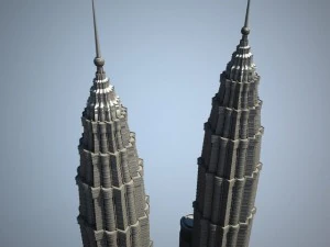 Petronas Towers 3D Model