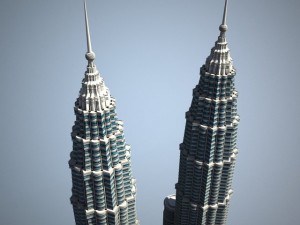 Petronas Towers Model 3D