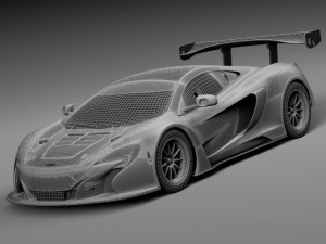 Mclaren 650S GT3 2015 3Dモデル