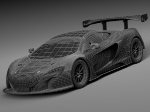 Mclaren 650S GT3 2015 3Dモデル