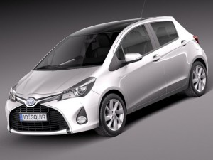 Toyota Yaris 2015 3D Model