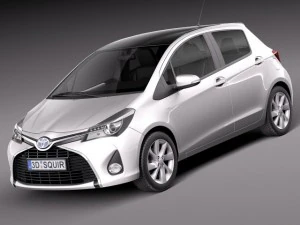 Toyota Yaris 2015 3D Model