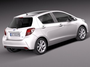 Toyota Yaris 2015 3D Model