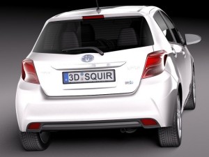Toyota Yaris 2015 3D Model