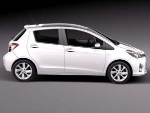 Toyota Yaris 2015 3D Model