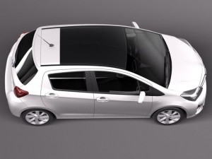 Toyota Yaris 2015 3D Model