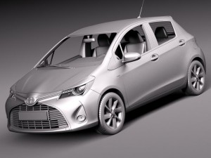 Toyota Yaris 2015 3D Model