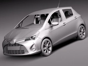 Toyota Yaris 2015 3D Model
