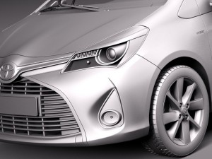 Toyota Yaris 2015 3D Model