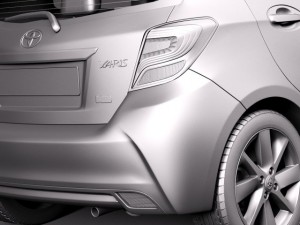 Toyota Yaris 2015 3D Model