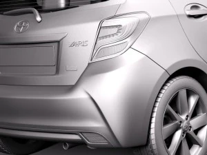 Toyota Yaris 2015 3D Model