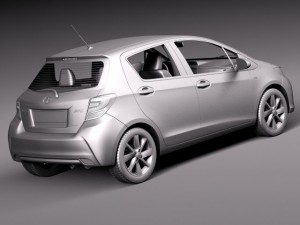 Toyota Yaris 2015 3D Model