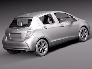 Toyota Yaris 2015 3D Model