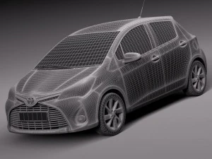 Toyota Yaris 2015 3D Model
