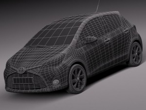 Toyota Yaris 2015 3D Model