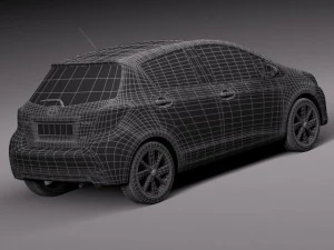 Toyota Yaris 2015 3D Model