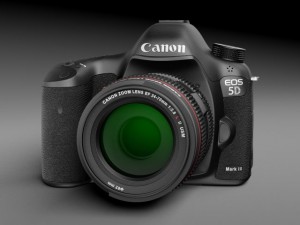Canon EOS 5d Mark III Photo Camera 3D Model