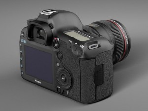 Canon EOS 5d Mark III Photo Camera 3D Model
