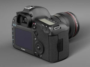 Canon EOS 5d Mark III Photo Camera 3D Model