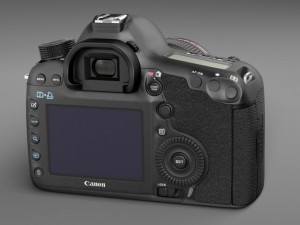 Canon EOS 5d Mark III Photo Camera 3D Model
