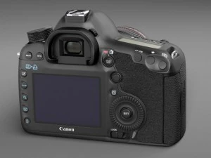 Canon EOS 5d Mark III Photo Camera 3D Model