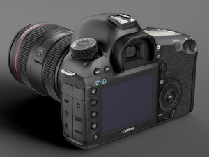 Canon EOS 5d Mark III Photo Camera 3D Model
