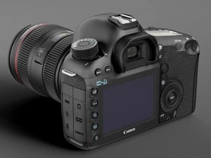 Canon EOS 5d Mark III Photo Camera 3D Model
