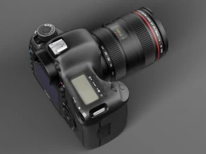Canon EOS 5d Mark III Photo Camera 3D Model