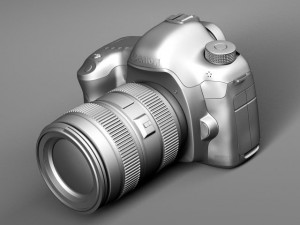 Canon EOS 5d Mark III Photo Camera 3D Model