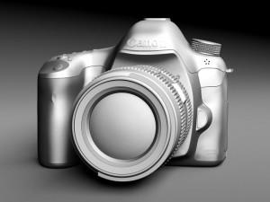 Canon EOS 5d Mark III Photo Camera 3D Model