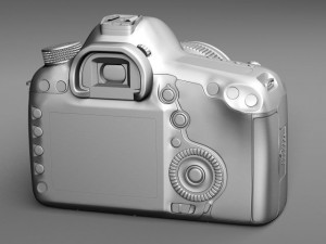 Canon EOS 5d Mark III Photo Camera 3D Model