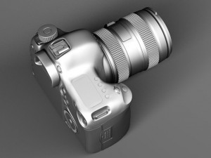 Canon EOS 5d Mark III Photo Camera 3D Model