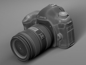 Canon EOS 5d Mark III Photo Camera 3D Model
