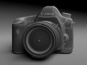 Canon EOS 5d Mark III Photo Camera 3D Model