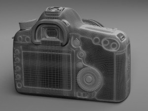 Canon EOS 5d Mark III Photo Camera 3D Model