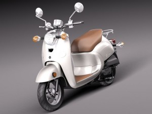 Yamaha Vino Classic 2014 Modelo 3D