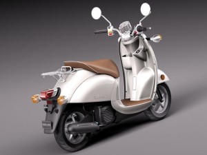 Yamaha Vino Classic 2014 Modelo 3D
