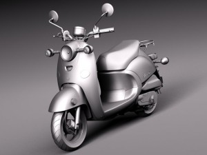Yamaha Vino Classic 2014 Modelo 3D