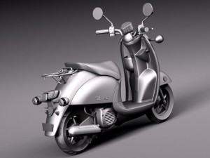 Yamaha Vino Classic 2014 Modelo 3D
