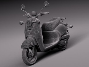 Yamaha Vino Classic 2014 Modelo 3D