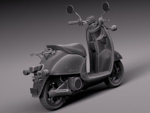 Yamaha Vino Classic 2014 Modelo 3D