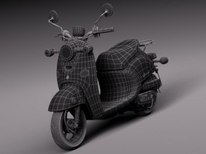 Yamaha Vino Classic 2014 Modelo 3D