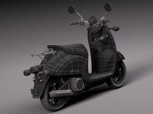 Yamaha Vino Classic 2014 Modelo 3D