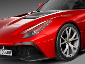 Ferrari F12 TRS Roadster 2014 3D Model