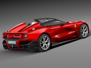 Ferrari F12 TRS Roadster 2014 3D 모델